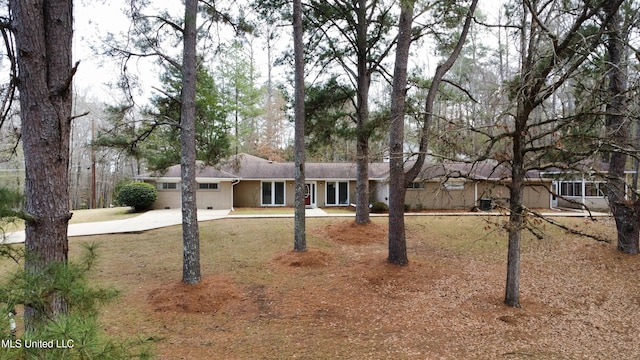 view of ranch-style house