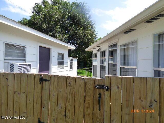 exterior space with cooling unit