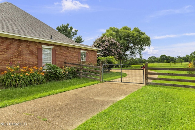 380 Green Acres Dr, Canton, MS 39046 - view of yard featuring a gate