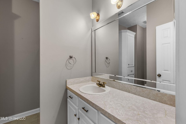 380 Green Acres Dr, Canton, MS 39046 - bathroom featuring vanity and tile patterned floors