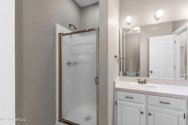 380 Green Acres Dr, Canton, MS 39046 - bathroom with a stall shower and vanity