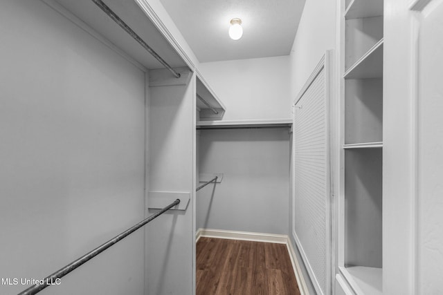 380 Green Acres Dr, Canton, MS 39046 - walk in closet with dark wood-style flooring