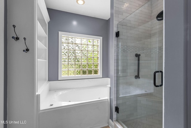 380 Green Acres Dr, Canton, MS 39046 - full bath with a stall shower and a garden tub