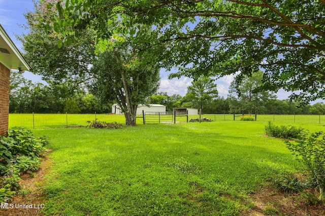 380 Green Acres Dr, Canton, MS 39046 - view of yard featuring a view of countryside