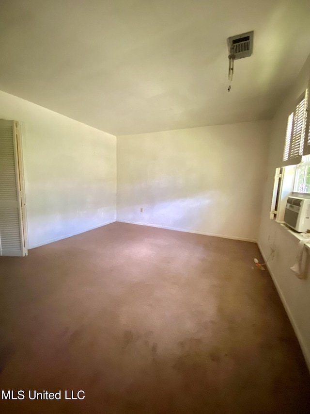 1903 Circle Dr, Picayune, MS 39466 - empty room with baseboards, carpet flooring, and cooling unit