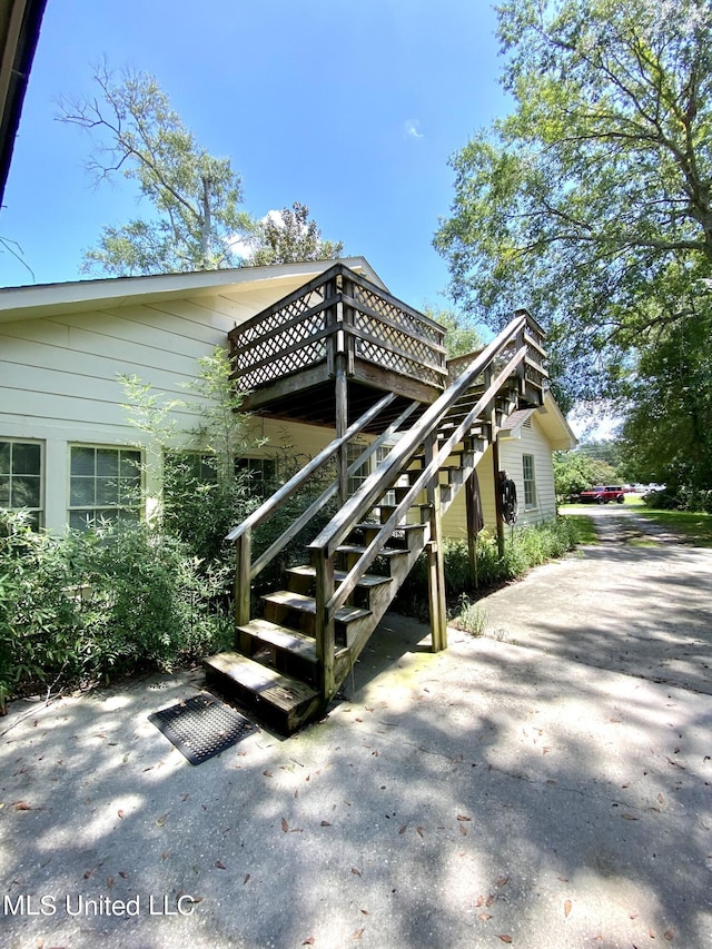 1903 Circle Dr, Picayune, MS 39466 - view of side of property featuring stairway