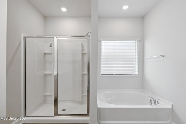 5006 Sand Dollar Dr, Long Beach, MS 39560 - full bath featuring a shower stall and a garden tub