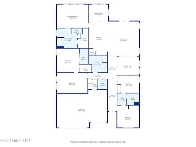 5006 Sand Dollar Dr, Long Beach, MS 39560 - view of room layout