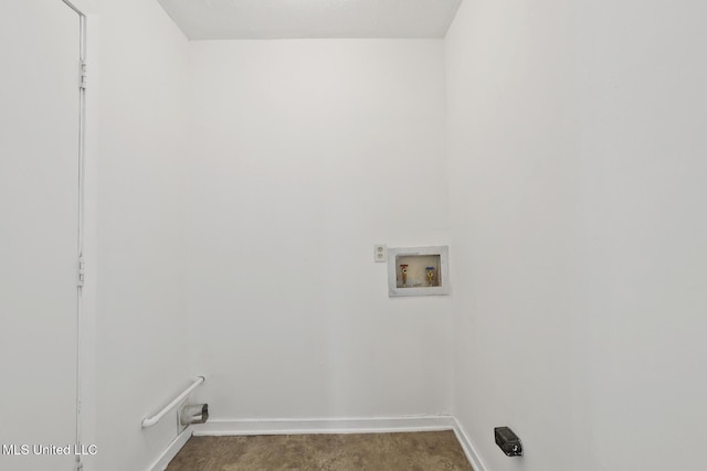 546 Hunters Creek Cir, Madison, MS 39110 - laundry area with washer hookup and baseboards