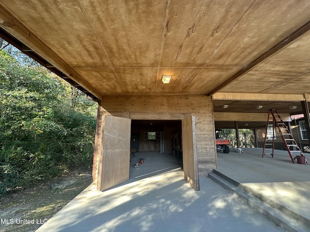 2276 Twin Creek Rd, Lucedale, MS 39452 - view of patio / terrace with a carport