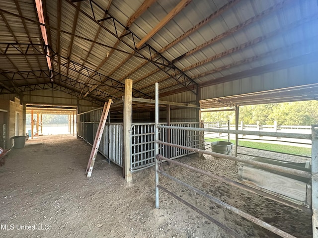 view of stable