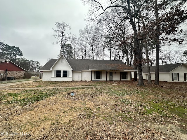 view of ranch-style home