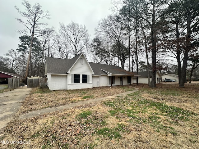 view of ranch-style house