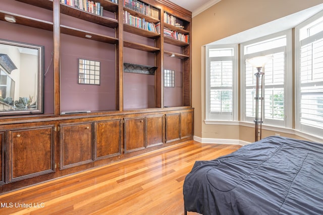 116 Hidden Hills Dr, Madison, MS 39110 - bedroom with light wood-style floors and crown molding