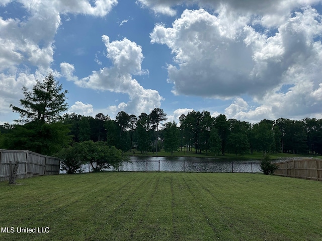117 Memory Ln, Madison, MS 39110 - view of yard featuring a water view and fence