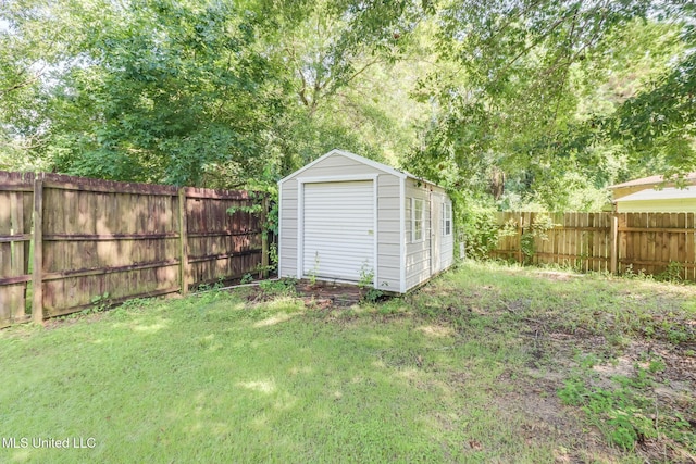 6909 N Rue Mornay, Biloxi, MS 39532 - fenced backyard with a storage shed