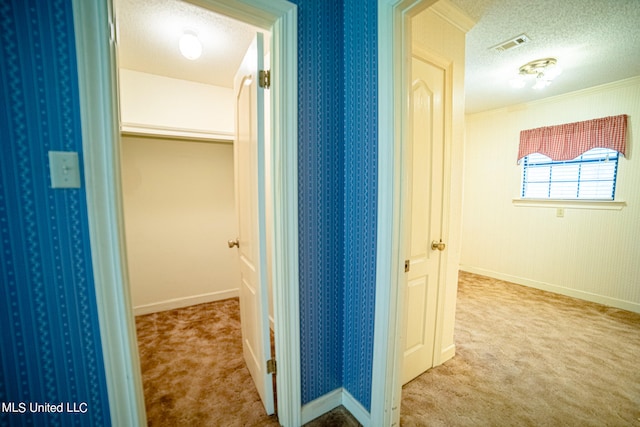 bathroom with a textured ceiling