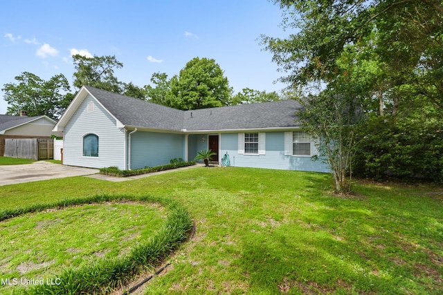 403 Suzanne Ave, Long Beach, MS 39560 - ranch-style home with driveway and a shingled roof