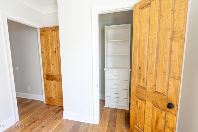 view of closet