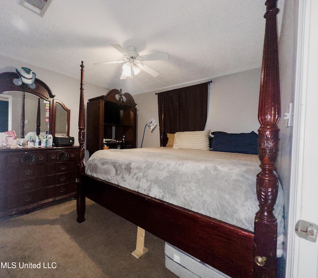 5080 Gautier Vancleave Rd Unit D-8, Gautier, MS 39553 - carpeted bedroom featuring a ceiling fan