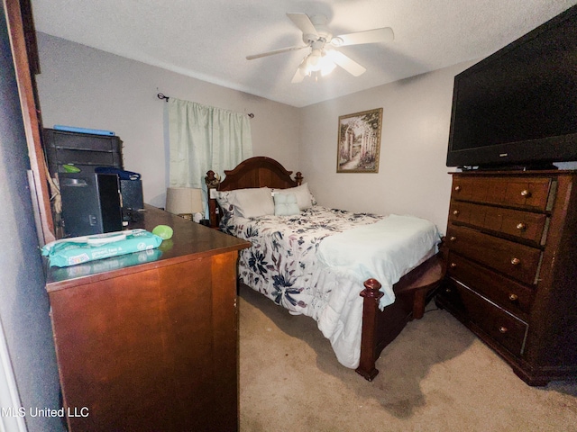5080 Gautier Vancleave Rd Unit D-8, Gautier, MS 39553 - bedroom featuring light colored carpet and a ceiling fan