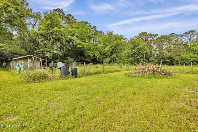 16609 Old River Rd, Vancleave, MS 39565 - view of yard featuring an outbuilding
