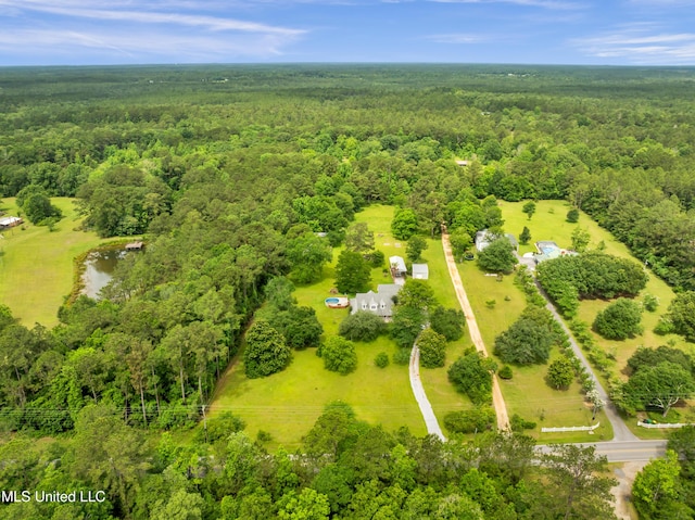 16609 Old River Rd, Vancleave, MS 39565 - drone / aerial view of a heavily wooded area