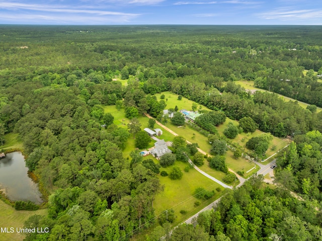 16609 Old River Rd, Vancleave, MS 39565 - aerial view of a forest and a nearby body of water