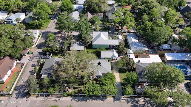211 Demontluzin Ave, Bay Saint Louis, MS 39520 - aerial view of property's location featuring nearby suburban area