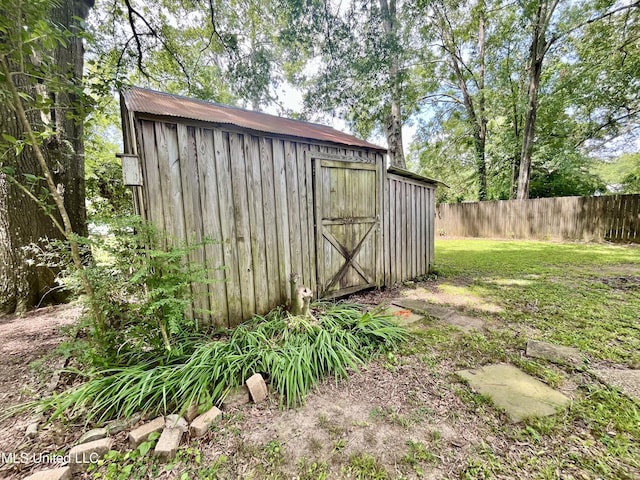 708 Lee Ave, Crystal Springs, MS 39059 - view of shed