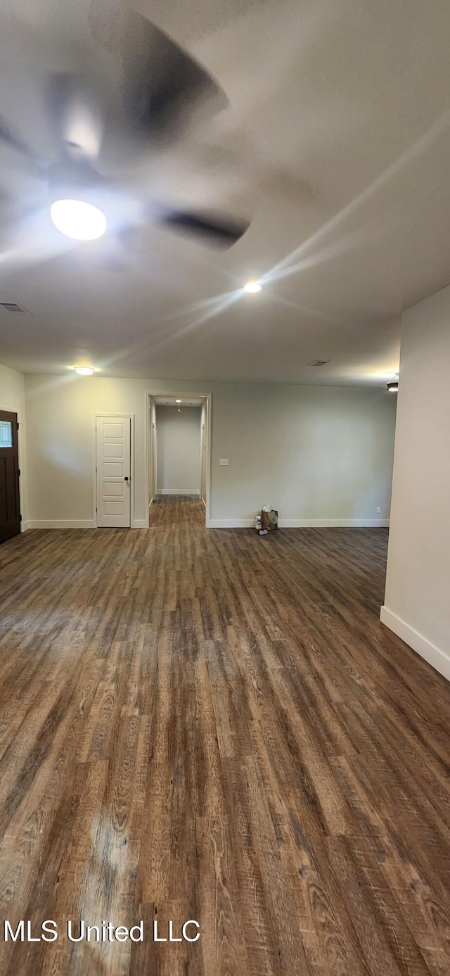 233 Allstate Dr, Jackson, MS 39211 - below grade area featuring wood finished floors and baseboards