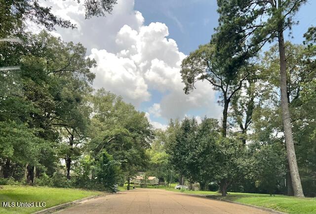 3916 Oakhill Dr, Jackson, MS 39206 - view of road with curbs and view of scattered trees