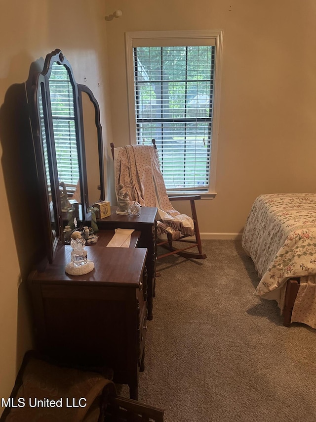 5875 White Ridge Cir W, Olive Branch, MS 38654 - bedroom with carpet, multiple windows, and baseboards