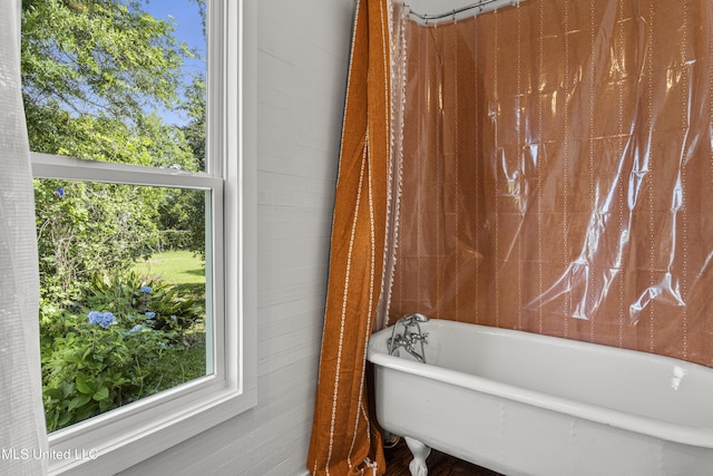 21021 Old River Rd, Vancleave, MS 39565 - bathroom with a freestanding tub