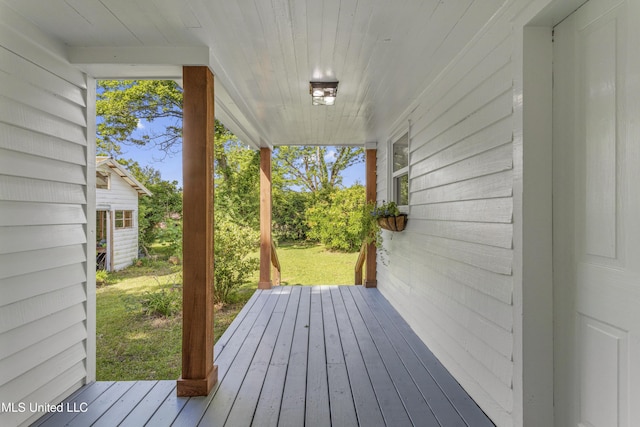 21021 Old River Rd, Vancleave, MS 39565 - view of deck