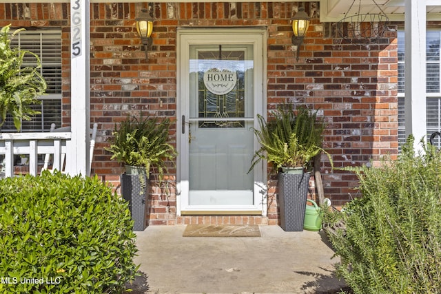 13625 Mount Pleasant Rd, Vancleave, MS 39565 - entrance to property with brick siding and covered porch
