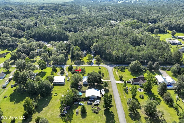 13625 Mount Pleasant Rd, Vancleave, MS 39565 - aerial view of a heavily wooded area
