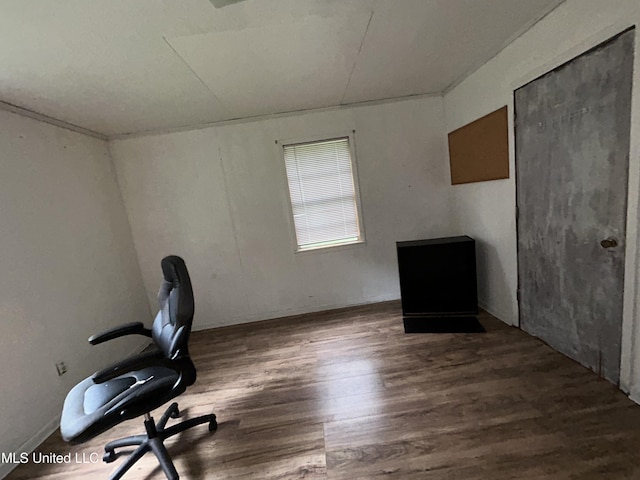 99 SW Railroad Rd, Roxie, MS 39661 - unfurnished office with wood finished floors