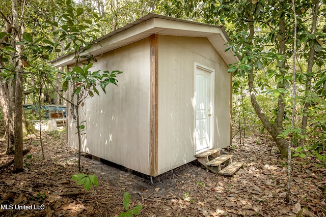 view of outbuilding