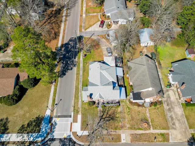 drone / aerial view featuring a residential view