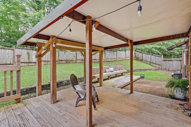 103 Cavitt Cv, Clinton, MS 39056 - view of wooden deck