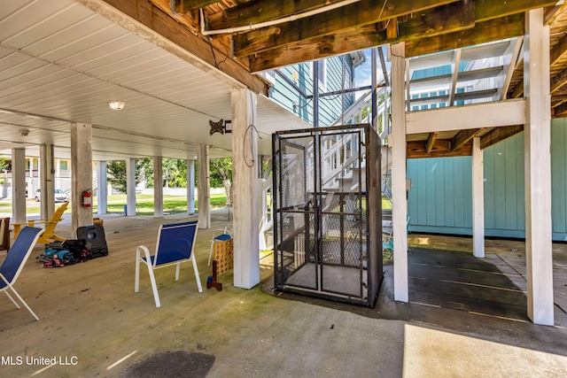 112 Vista Dr, Pass Christian, MS 39571 - view of patio / terrace with stairway