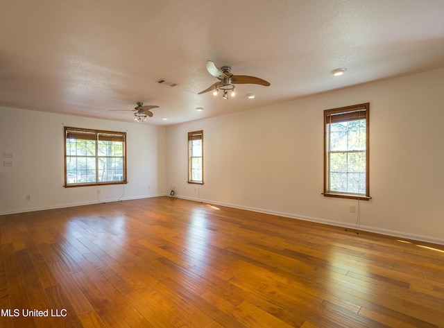 16601 Mcgregor Rd, Vancleave, MS 39565 - unfurnished room with ceiling fan, hardwood / wood-style flooring, and baseboards