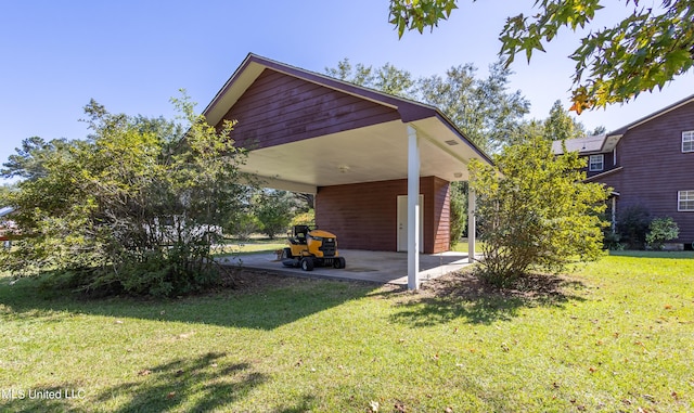 16601 Mcgregor Rd, Vancleave, MS 39565 - back of property with a lawn