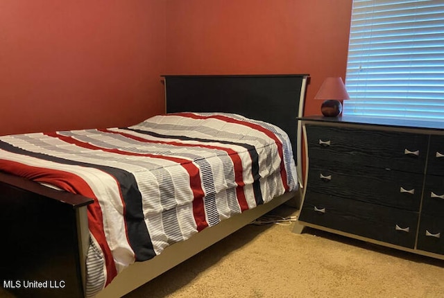 bedroom featuring carpet flooring