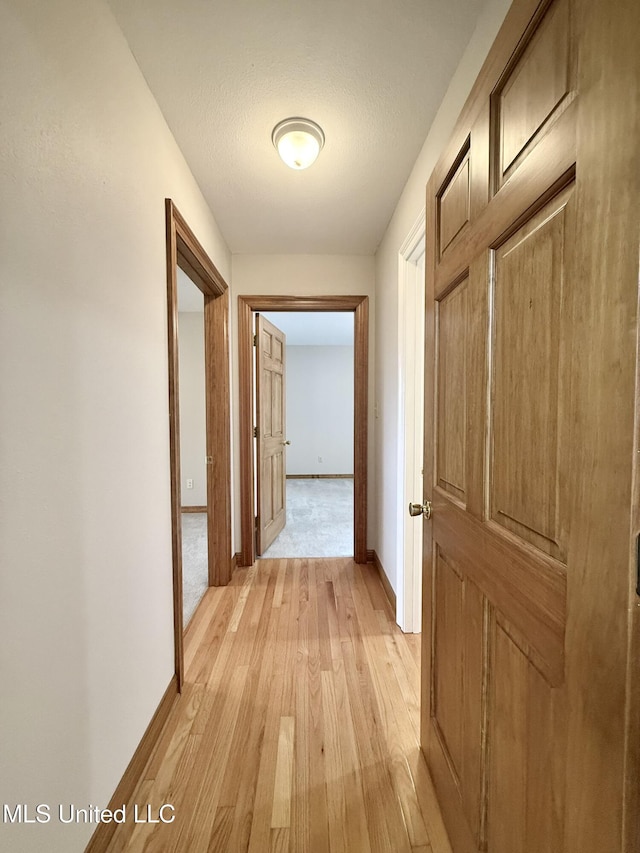 110 Frye Rd, Hattiesburg, MS 39401 - hall with light wood-style floors and baseboards