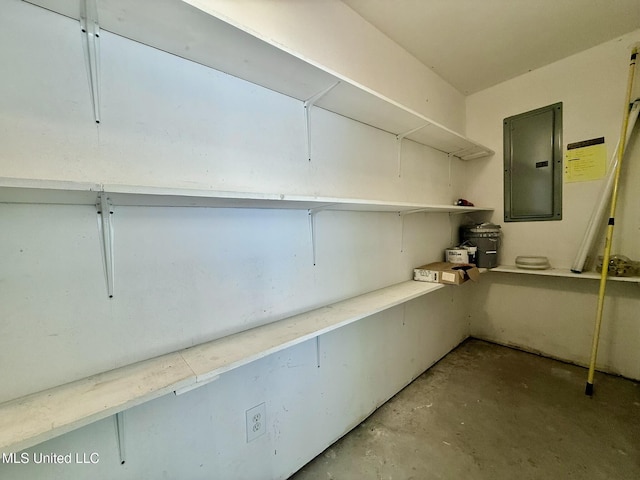 110 Frye Rd, Hattiesburg, MS 39401 - basement featuring electric panel