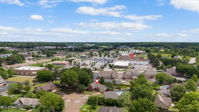 bird's eye view featuring a residential view