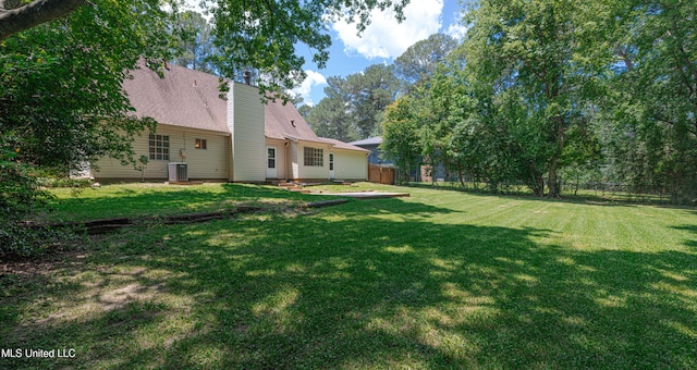 828 Briarwood Dr, Jackson, MS 39211 - view of yard with central air condition unit