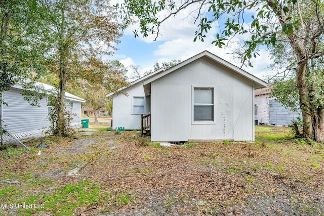 view of rear view of property